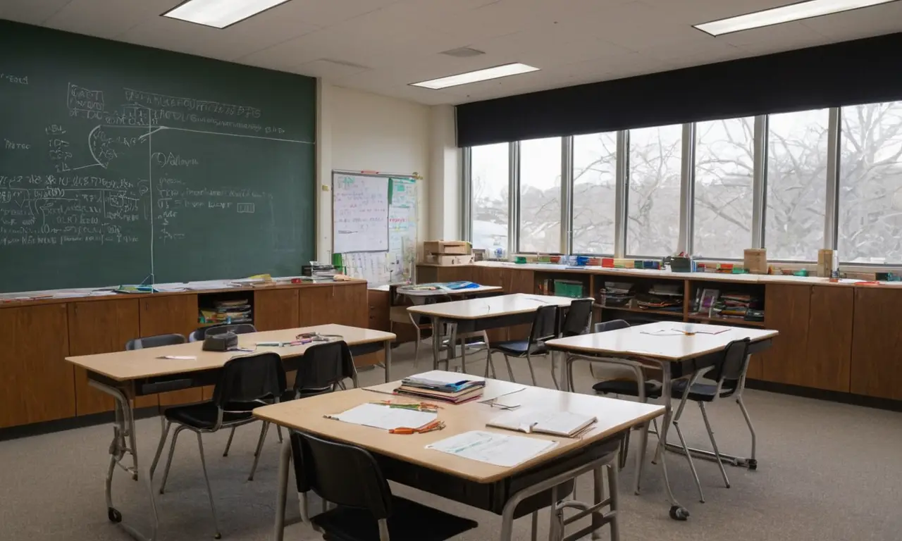 Salle de classe lumineuse et inspirante