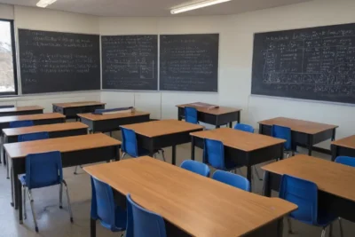 Salle de classe organisée