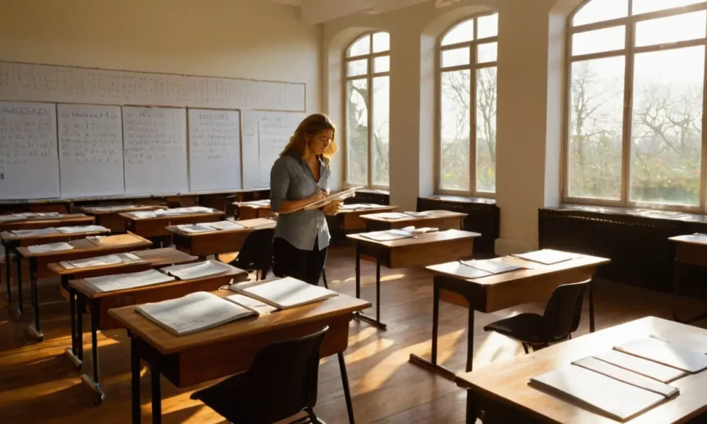 Salle de classe spacieuse et diversifiée
