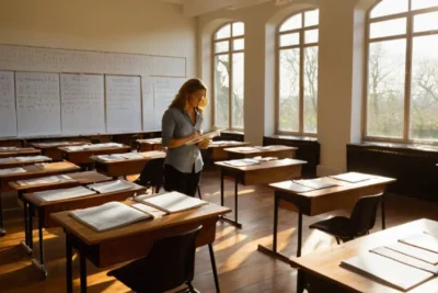 Salle de classe spacieuse et diversifiée