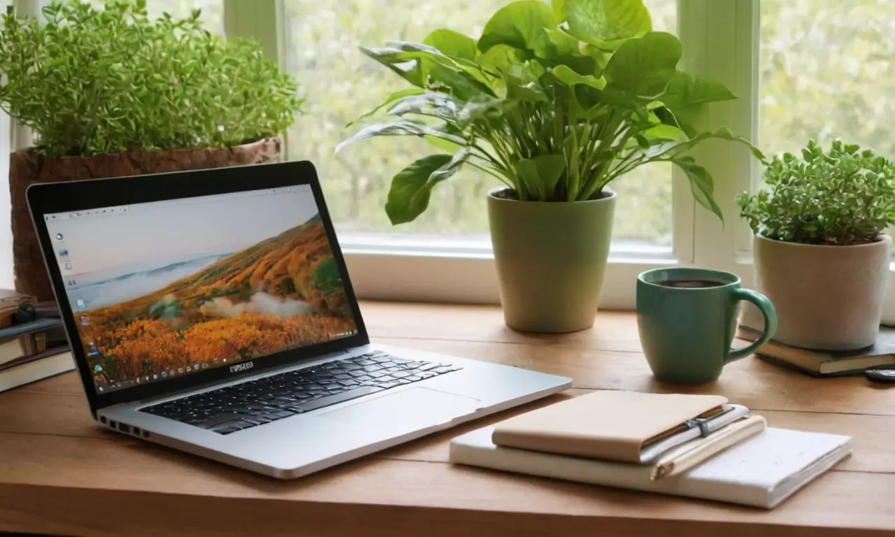 Espace de travail chaleureux et inspirant