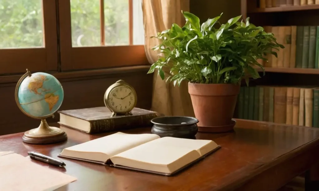 Un bureau en bois