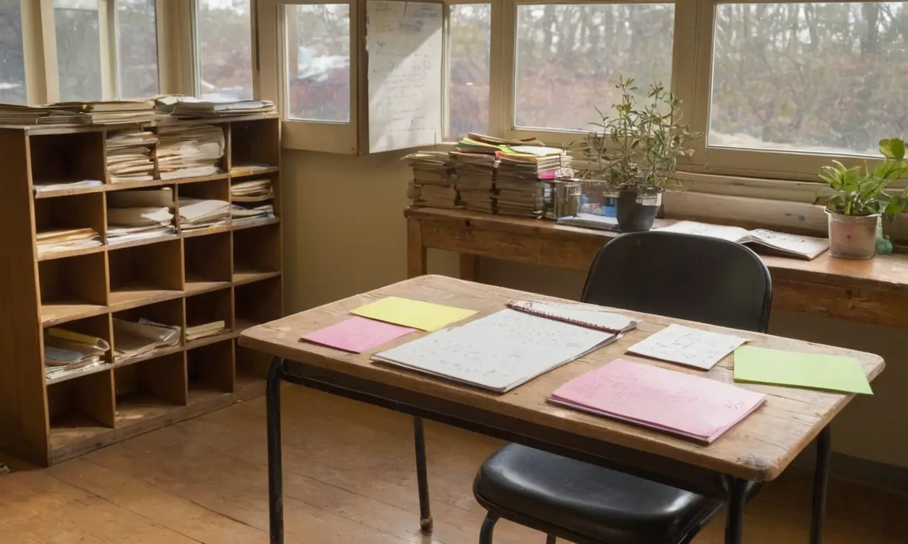 Salle de classe lumineuse, accueillante et active