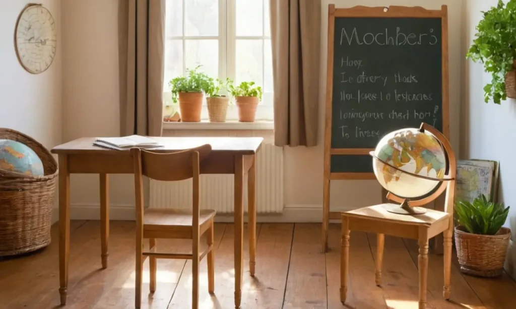 Une salle de classe chaleureuse et accueillante