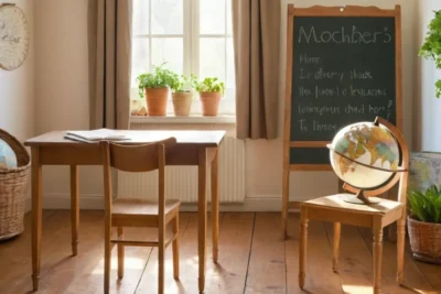 Une salle de classe chaleureuse et accueillante