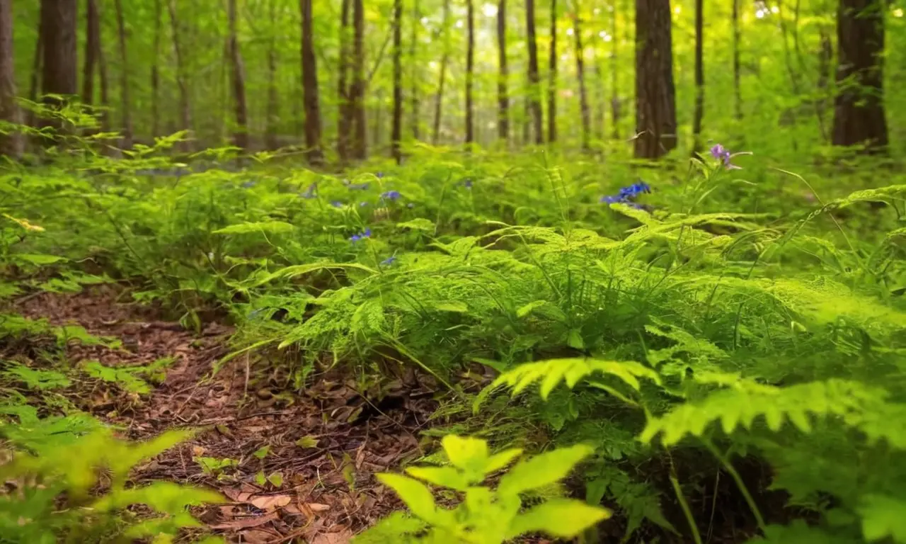 Nature éclatante, lumière douce et biodiversité riche