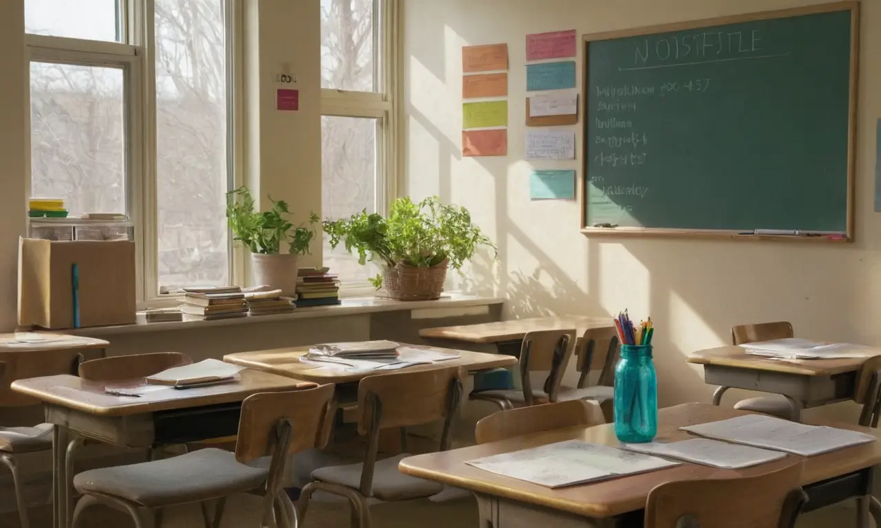 Une salle de classe lumineuse et accueillante