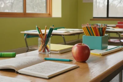 Une salle de classe lumineuse et accueillante