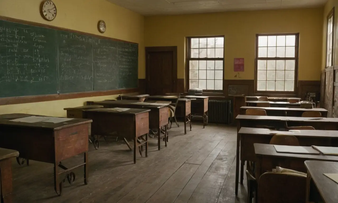 Salle de classe créative et éclairée