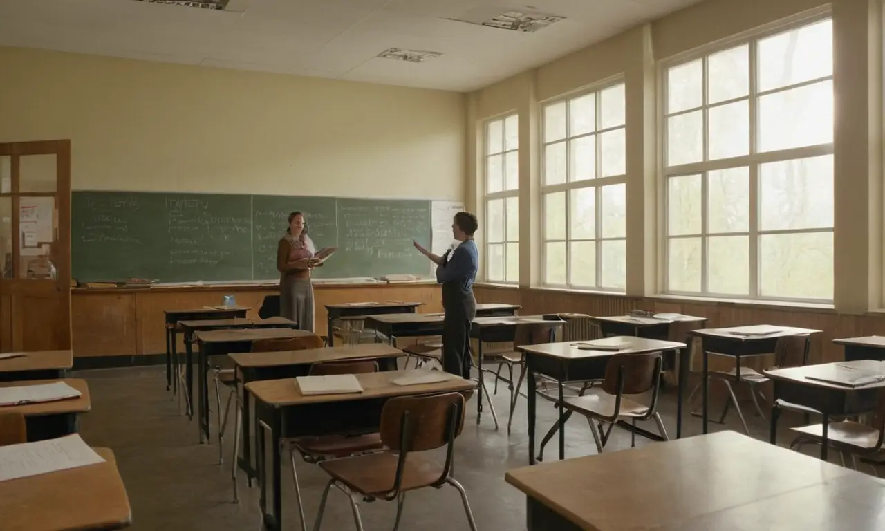 Salle de classe dynamique et inspirante