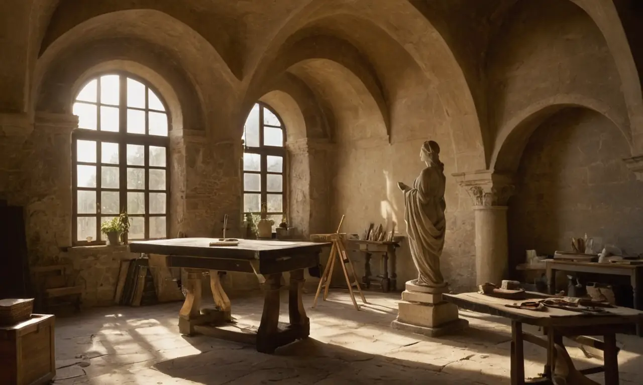 Atelier Renaissance rempli de créativité et histoire