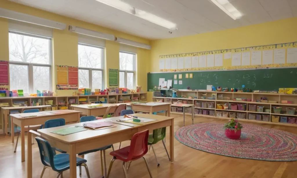 Une salle de classe vive et engageante