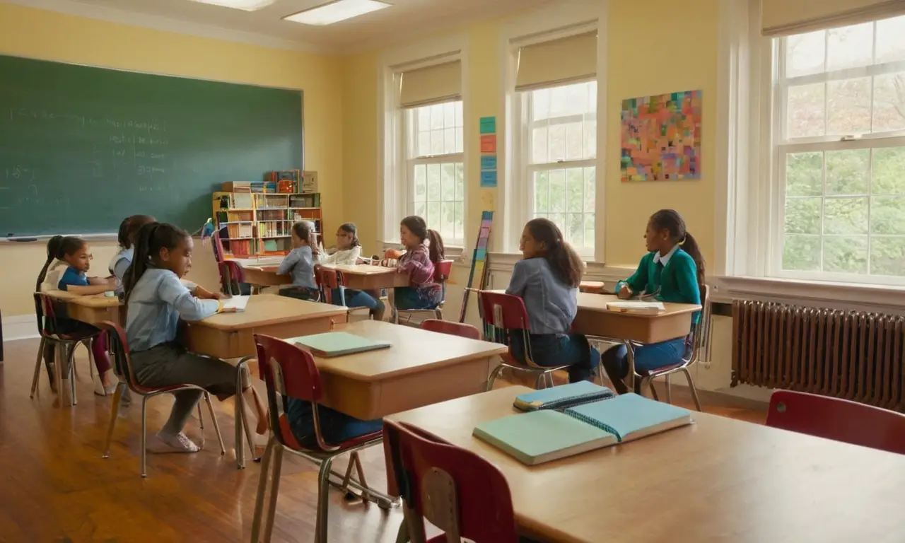 Salle de classe moderne et dynamique