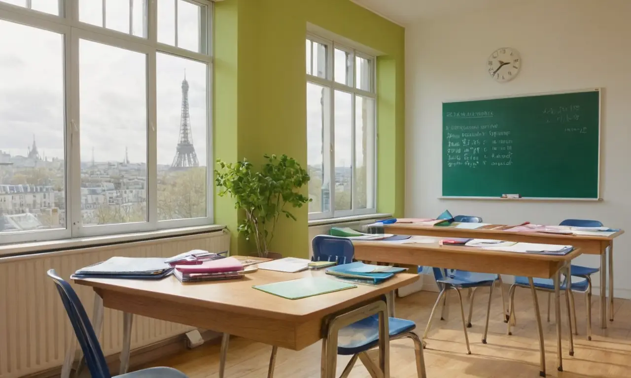 Une salle de classe lumineuse et accueillante