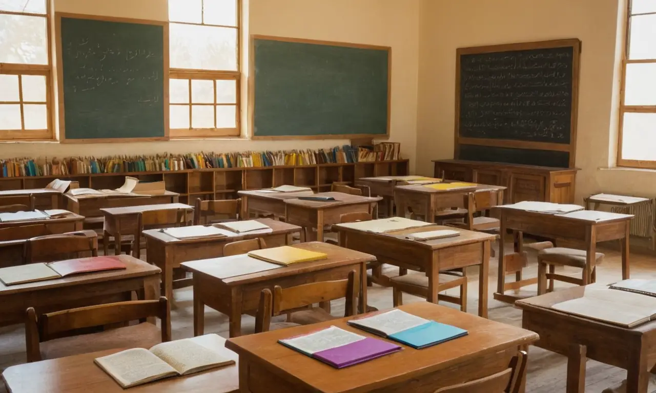Une salle de classe vibrante et accueillante