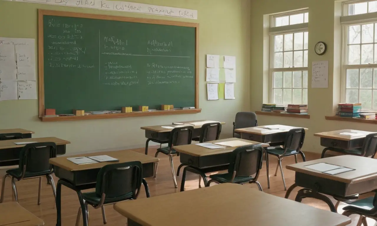 Une classe illuminée, élèves concentrés sur lapprentissage