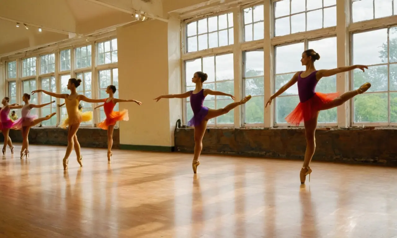 Studio de danse lumineux et énergique
