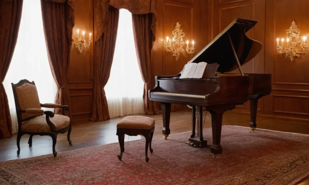 Une salle éclairée