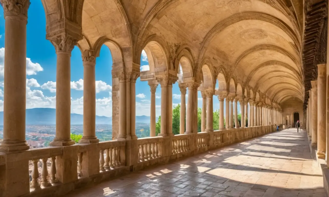 Scène architecturale vibrante et historique