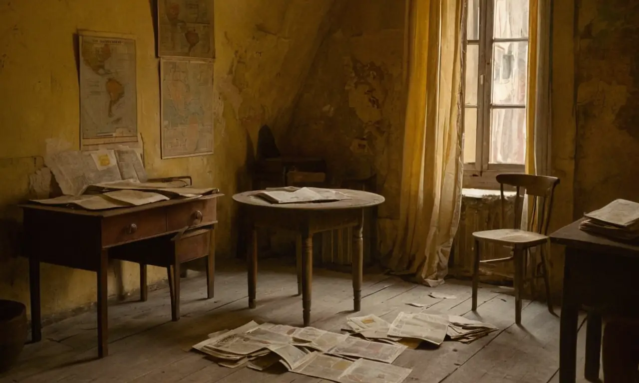 Chambre nostalgique remplie de souvenirs soviétiques