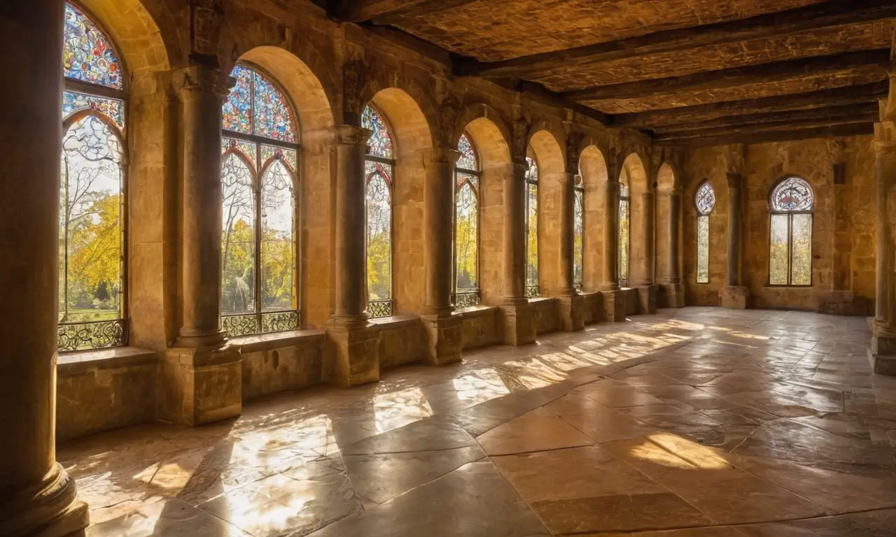 Une salle majestueuse chargée d’histoire