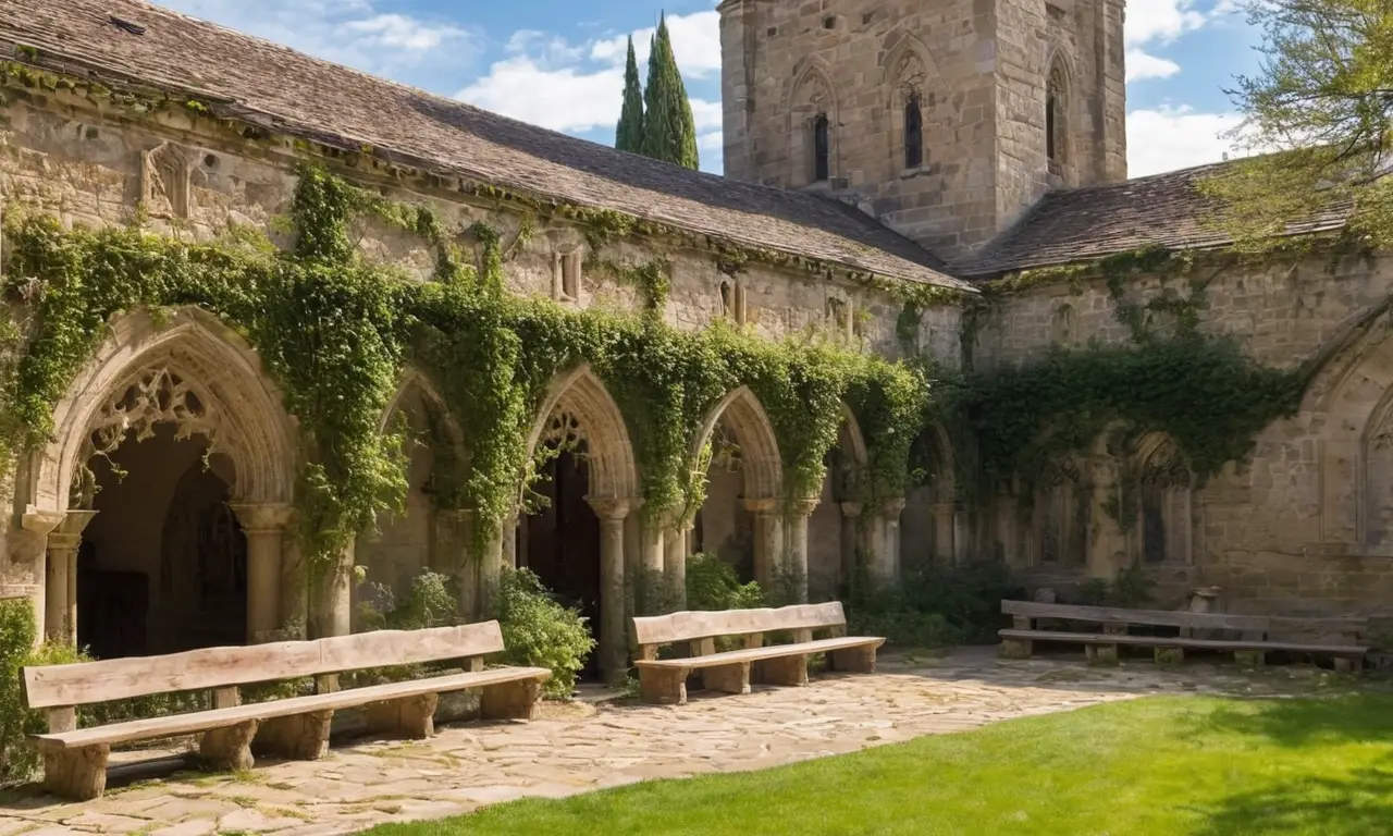 Monastère ancien, paisible et chargé dhistoire