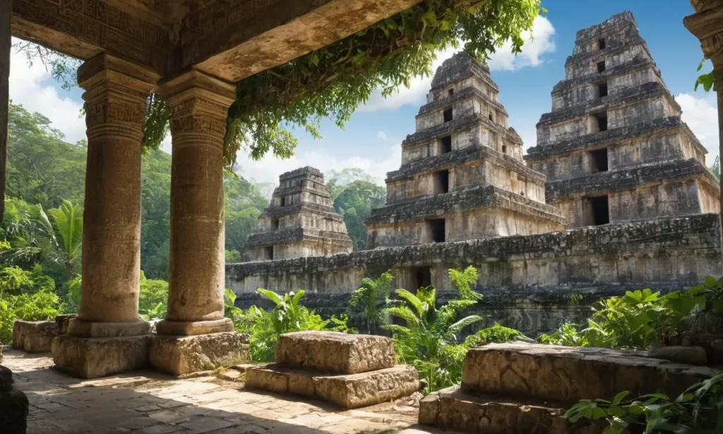 Cité maya ancienne