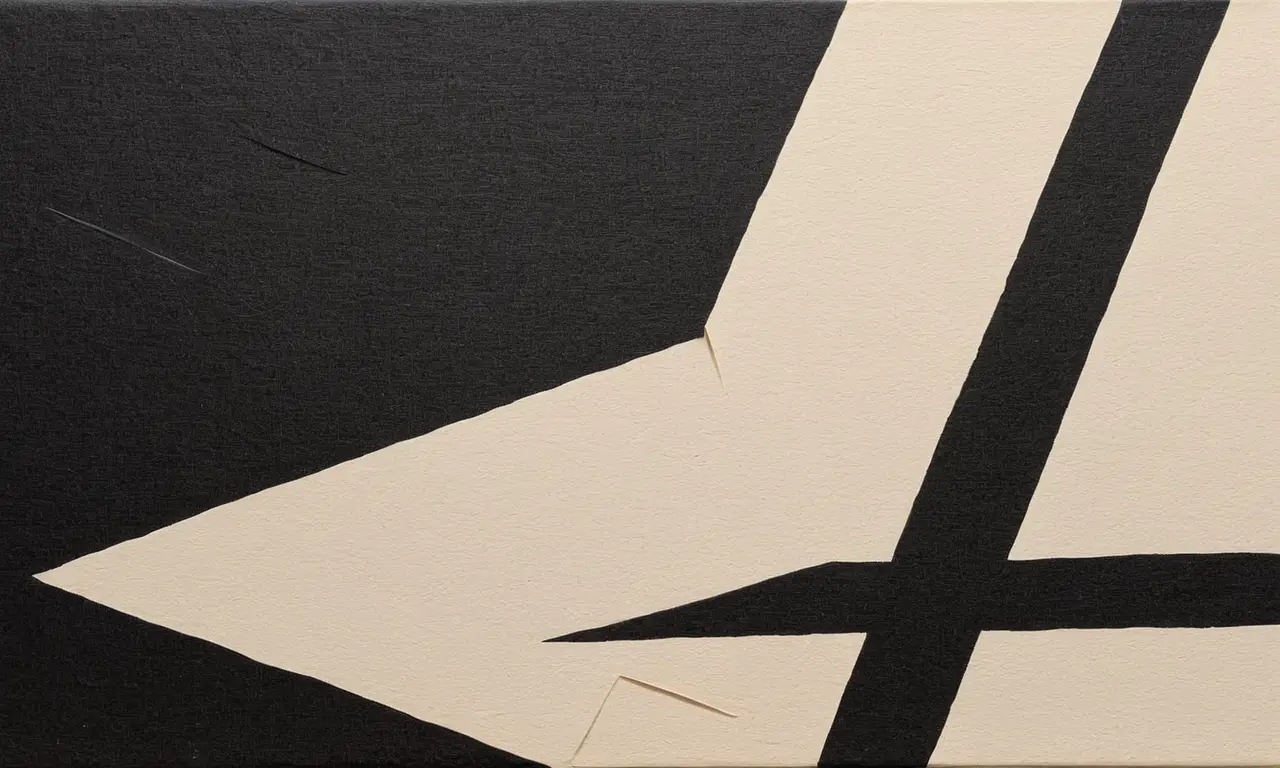 Lignes noires créent profondeur et intérêt visuel