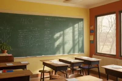 Salle de classe chaleureuse pleine dénergie éducative