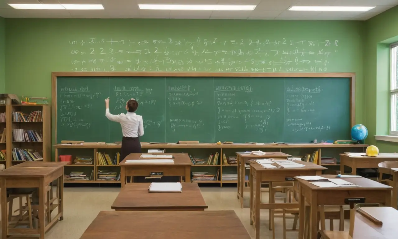 Une classe ensoleillée, pleine dapprentissage