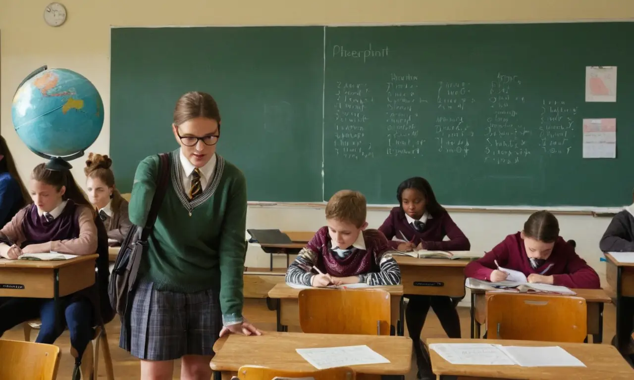 Une classe animée, élèves concentrés et engagés