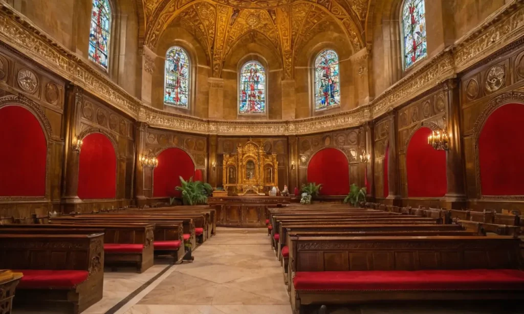 Chambre parlementaire élégante et solennelle