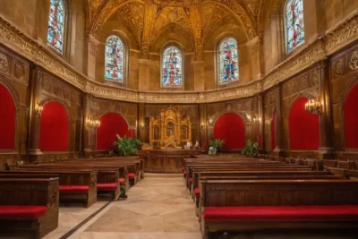 Chambre parlementaire élégante et solennelle