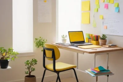 Bureau détude organisé pour une concentration optimale