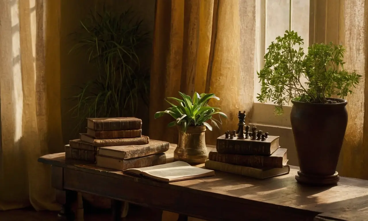 Une chambre sombre invitant à la réflexion
