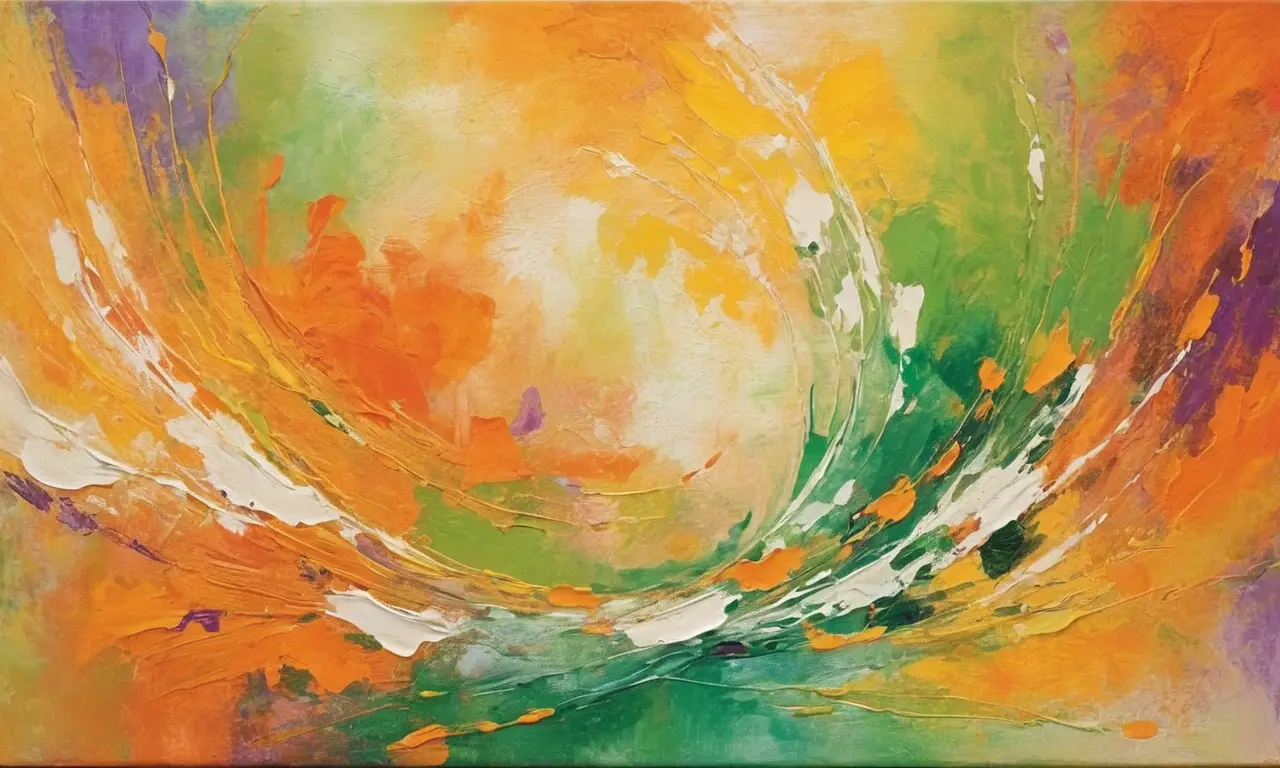Une toile vibrante aux couleurs harmonieuses