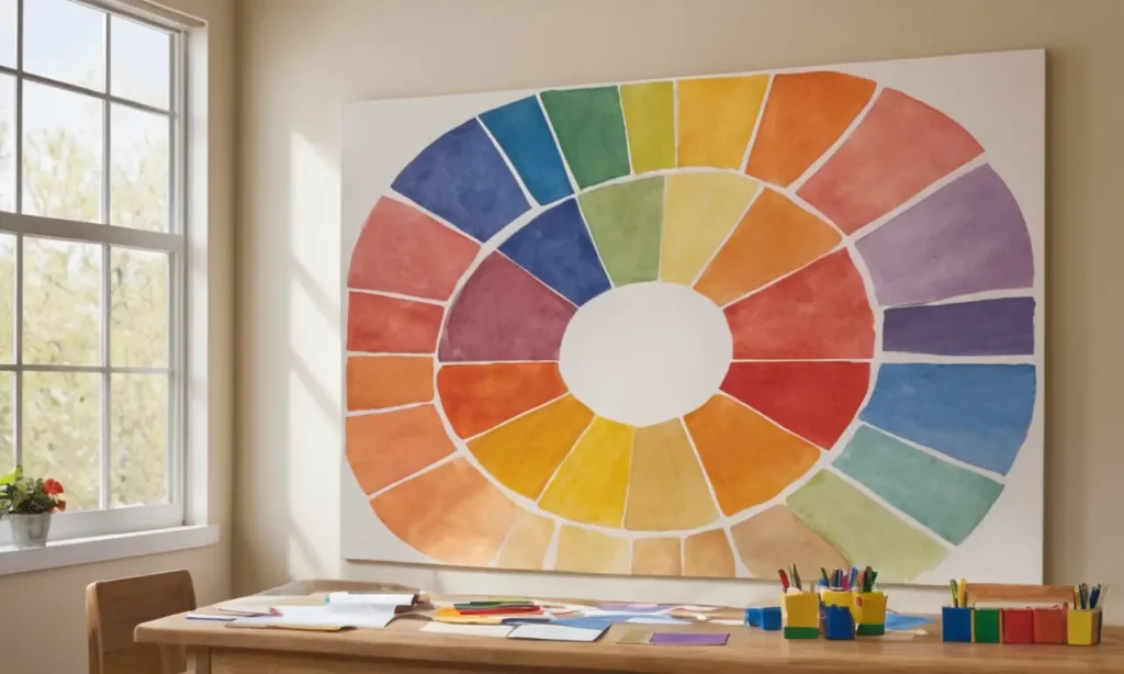 Roues de couleurs vibrantes dans une classe