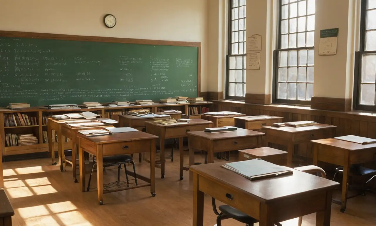 Une salle de classe lumineuse et harmonieuse