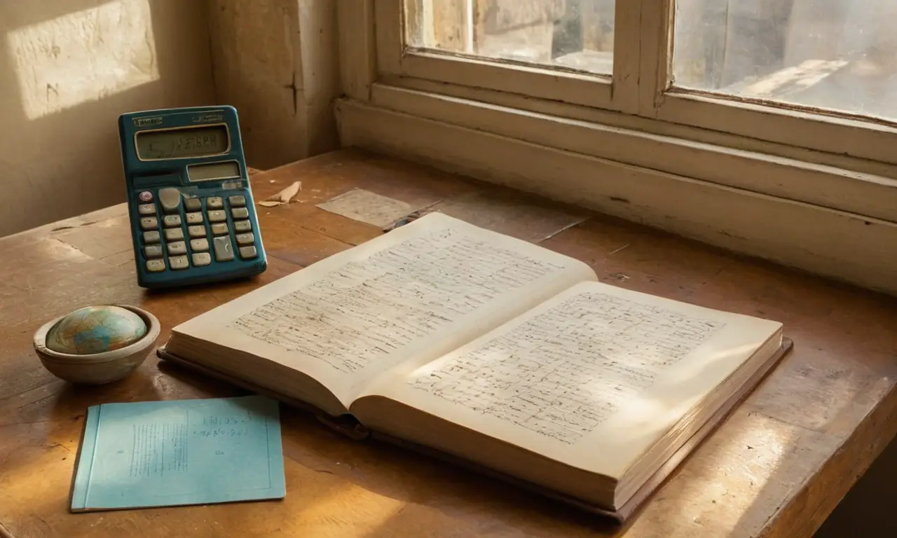 Une table en bois avec de vieux livres