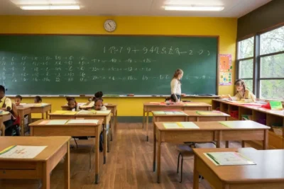 Classe lumineuse et joyeuse