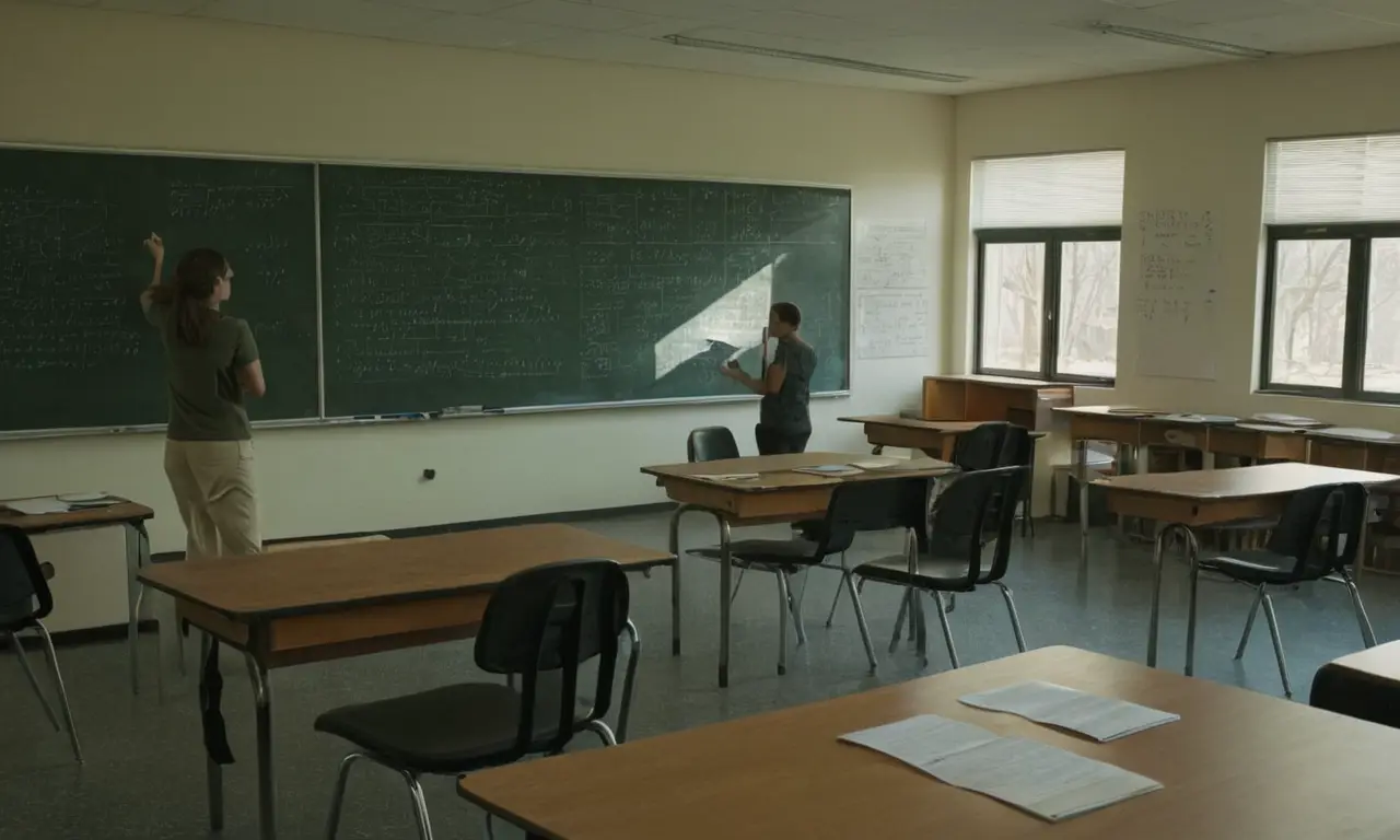 Salle de classe lumineuse et engageante