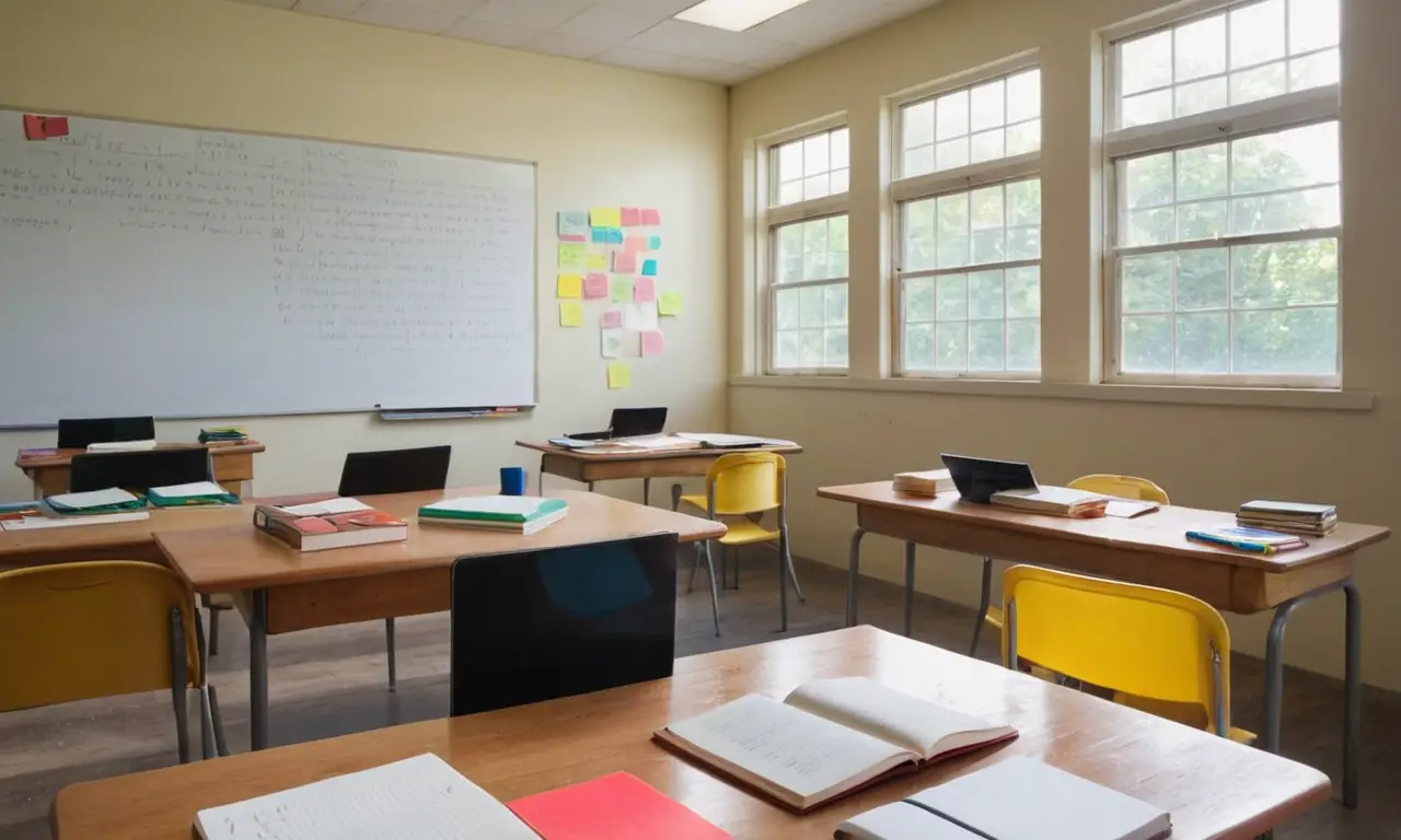 Une salle de classe lumineuse et dynamique