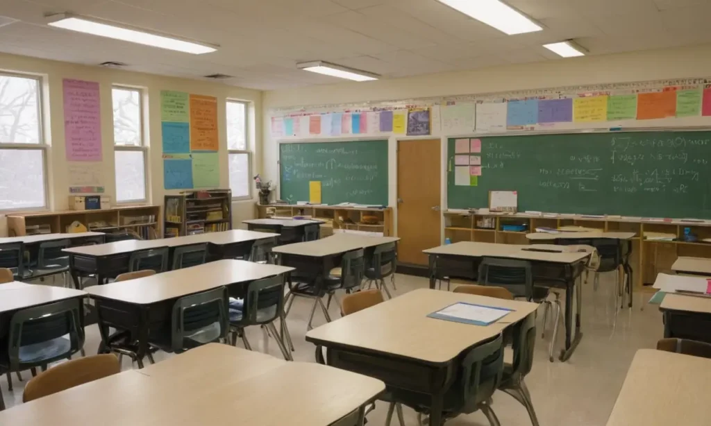 Une scène de classe dynamique et engageante