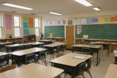 Une scène de classe dynamique et engageante