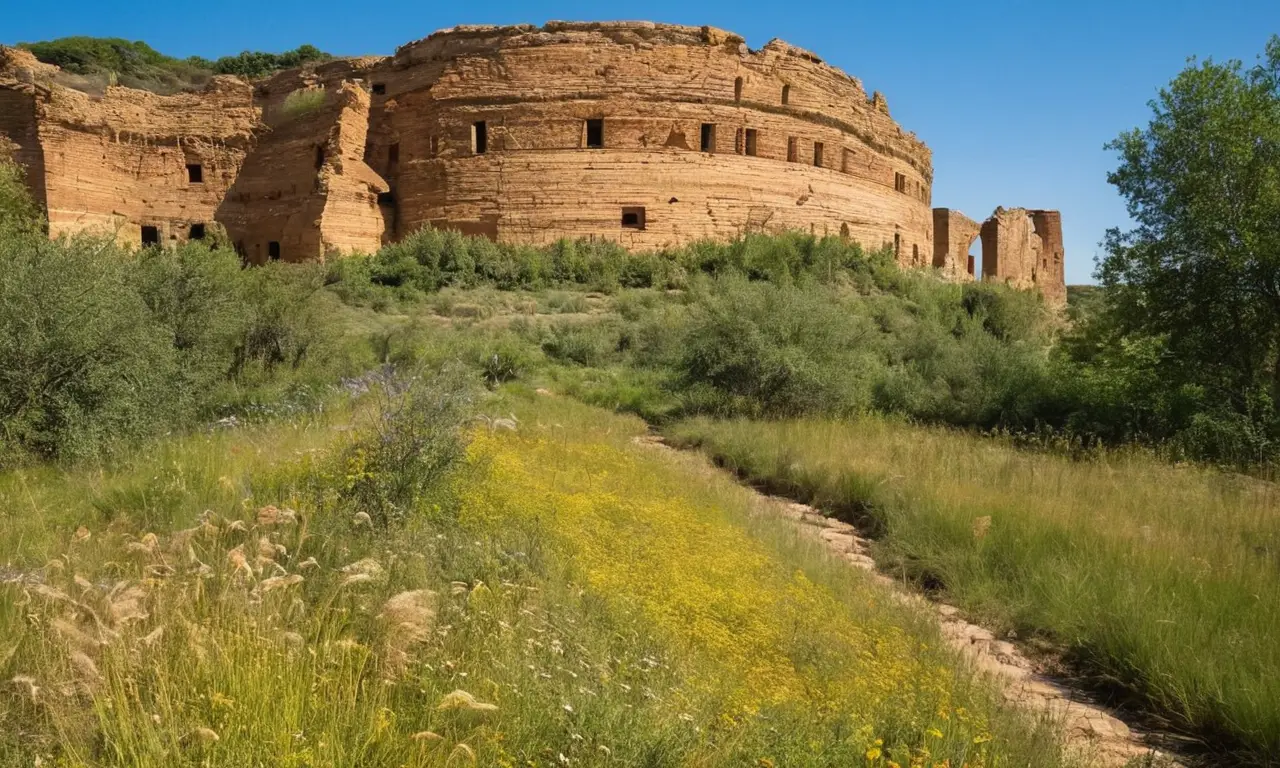 Ruines anciennes majestueuses, histoire palpable partout