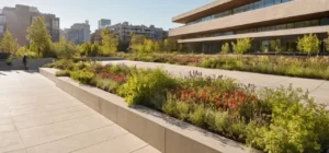 Une skyline urbaine moderne et harmonieuse