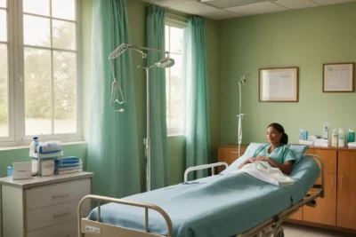 Une chambre dhôpital moderne et lumineuse