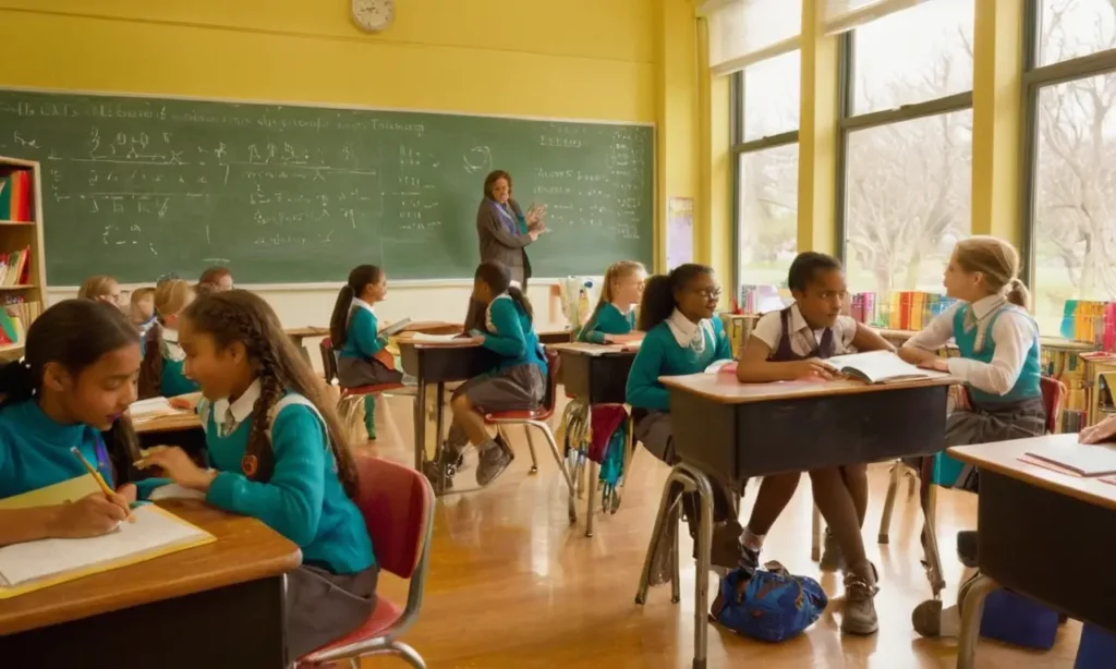 Une classe animée