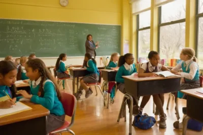 Une classe animée