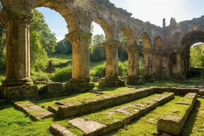 Ruines romaines au sol